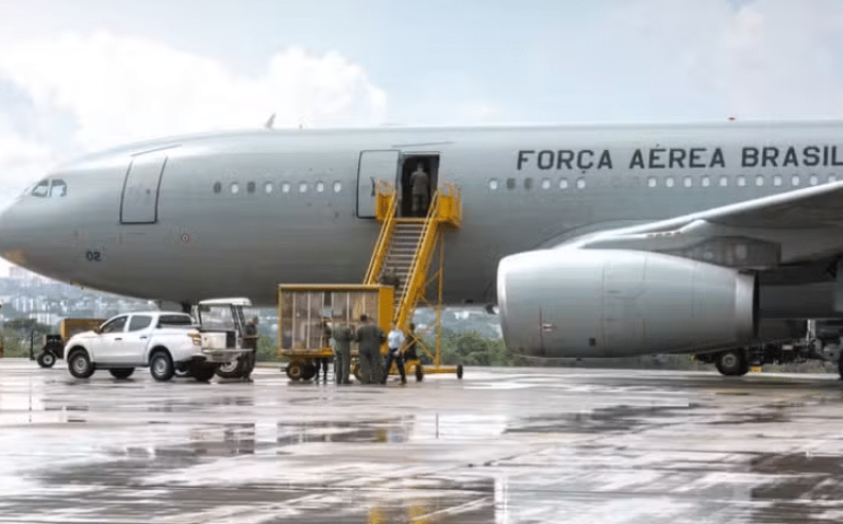 Aeronave KC-30, em foto de arquivo. — Foto: REprodução/ SO Johnson/Força Aérea Brasileira