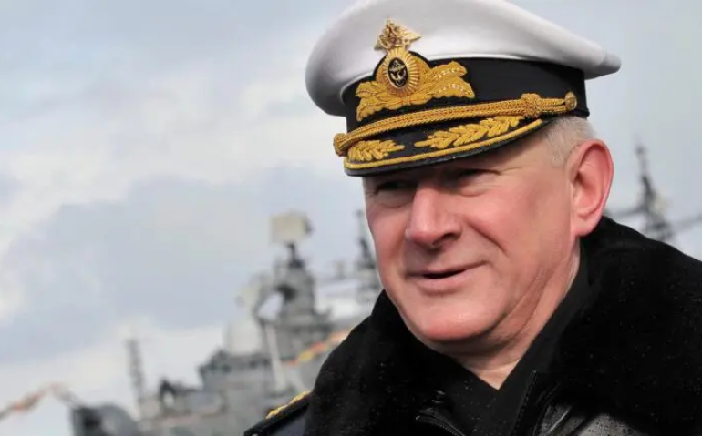 Almirante Nikolai Yevmenov, comandante da Marinha da Rússia (Foto: WikiCommons)
