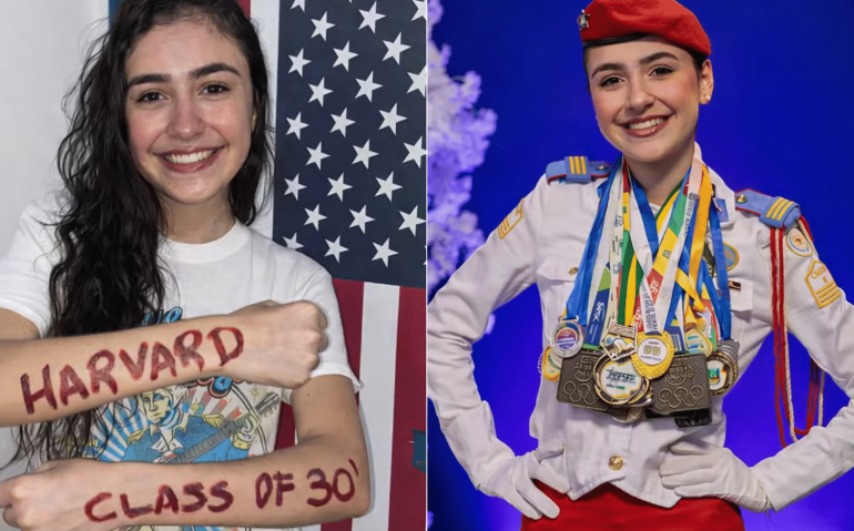Mariana Chaves, 18 anos, conquistou vaga com bolsa integral em Harvard — Foto: Arquivo pessoal/ Mariana Chaves-G1