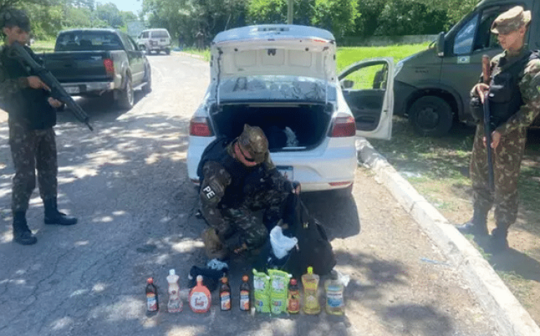 Apreensão de cocaína diluída em Corumbá