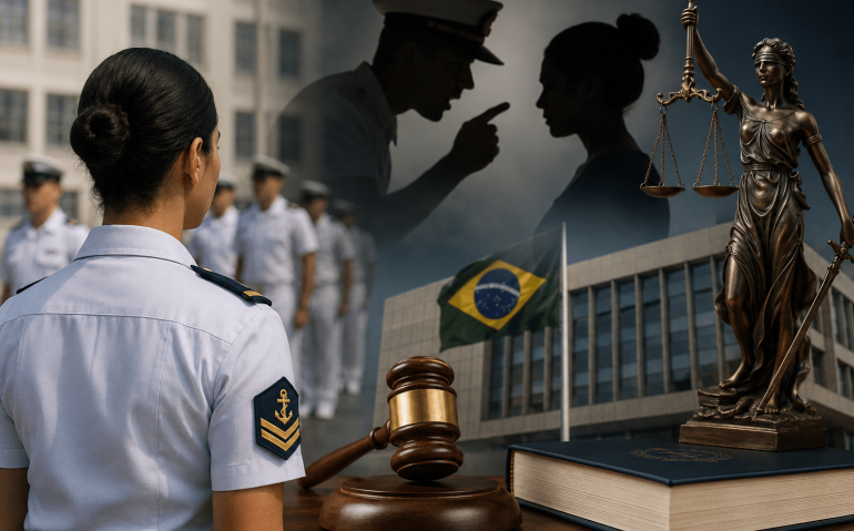 Suboficial da Marinha foi condenado por assédio a cabo transsexual (Imagem ilustrativa, gerada por IA)