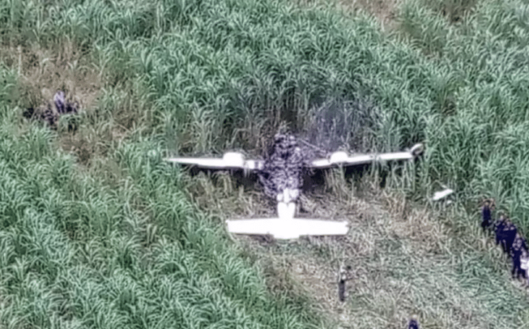 Avião abatido na Venezuela / Foto: Reprodução