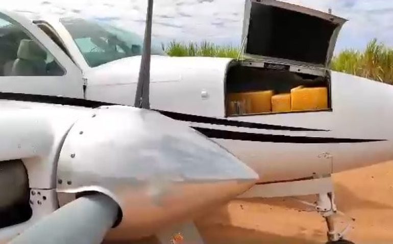 Avião com drogas Paraná