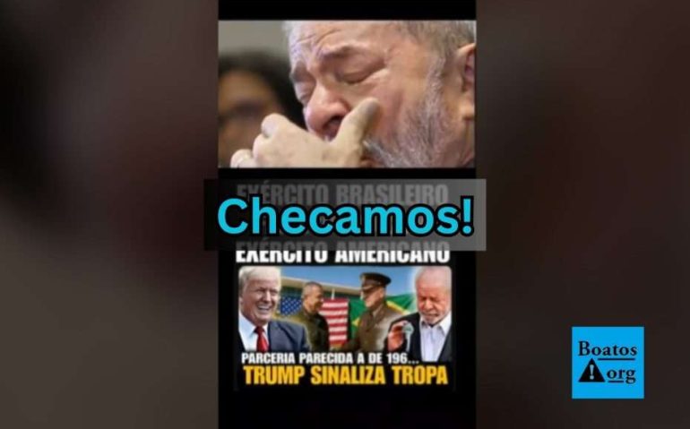 BOATO EXÉRCITO AMERICANO MANDA TROPAS PARA O BRASIL