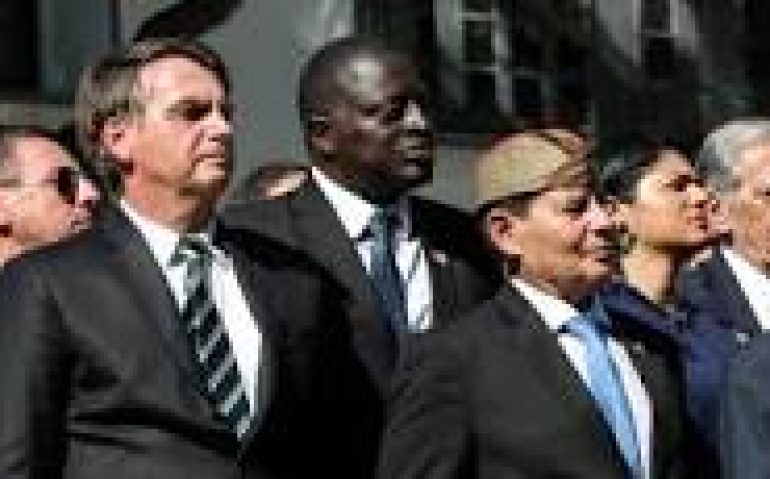 Bolsonaro, Hélio Negão e Hamilton Mourão (Marcos Corrêa/PR)