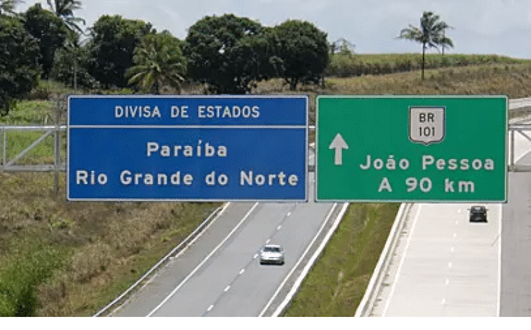 BR 101 na Paraíba