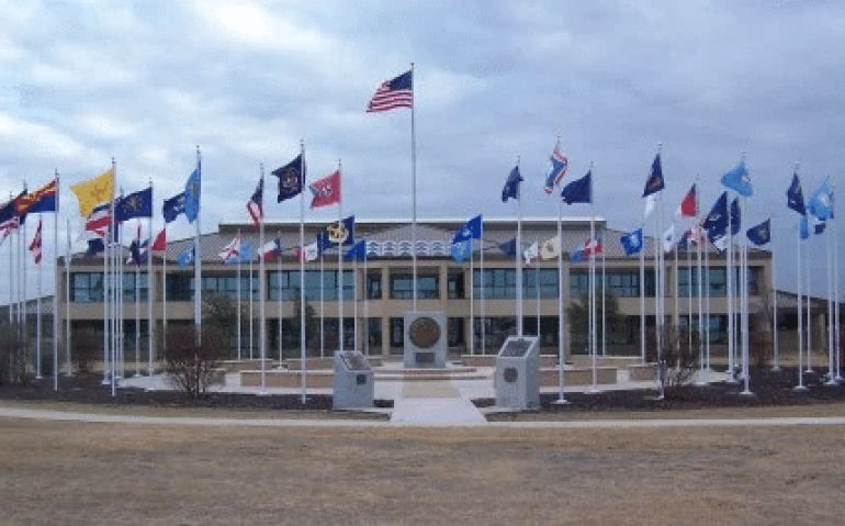 A Base Aérea de Lackland, parte da Base Conjunta de San Antonio, é conhecida como "Portal da Força Aérea".