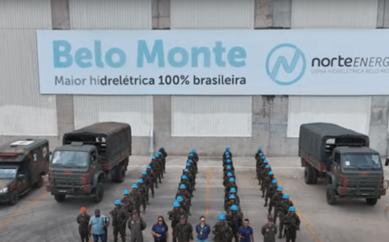 Belo Monte - treinamento do Exército