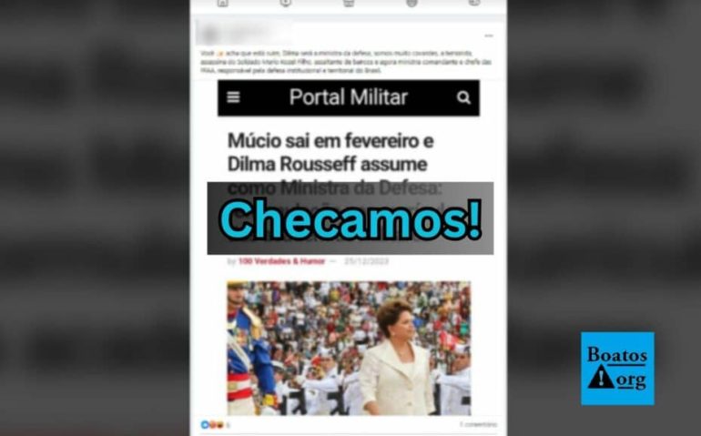 Boato Dilma na Defesa