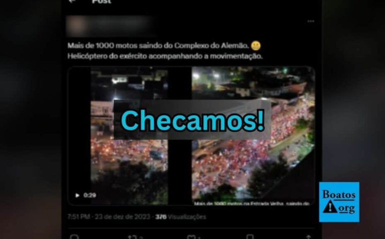 Boato motos no Alemão
