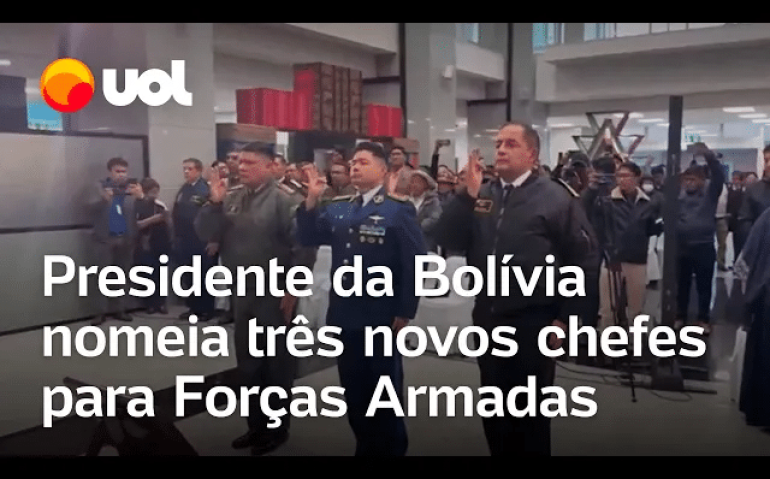 Bolpivia novos chefes das Forças Armadas