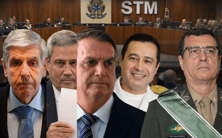 Bolsonaro e generais réus no STM
(Imagem ilustrativa, gerada por IA)