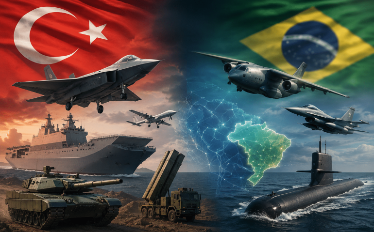 Estratégia de Defesa da Turquia expõe contraste com o Brasil