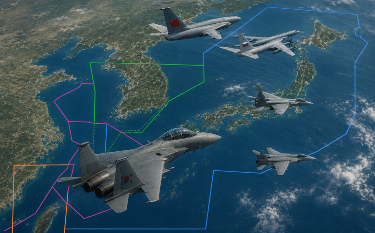 Caças de Rússia e China invadem espaço aéreo da Coreia do Sul, que reage