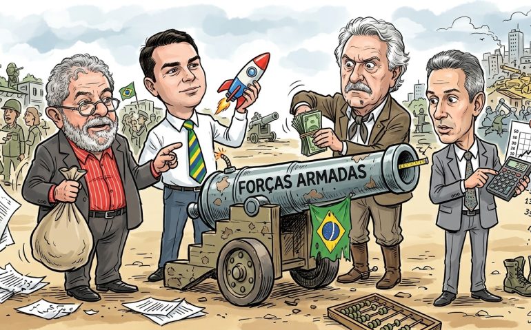Candidatos divergem sobre o orçamento da Defesa