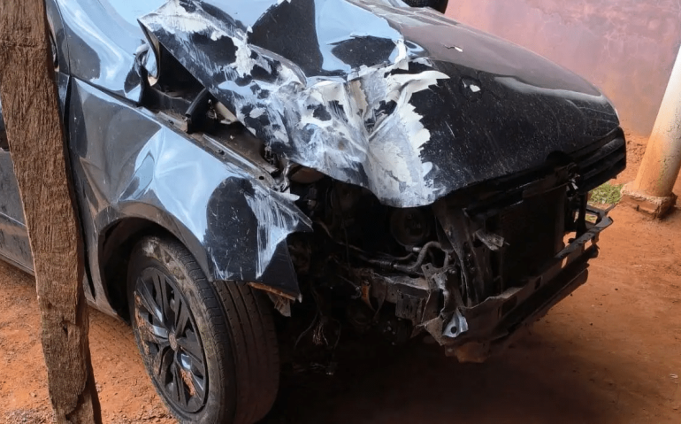 Militares furtam carro de colega e sofrem acidente em Bela Vista | (divulgação)