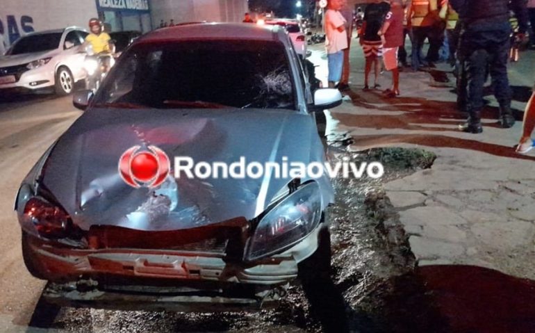 Carro militar do Exército que atropelou criança em Rondônia