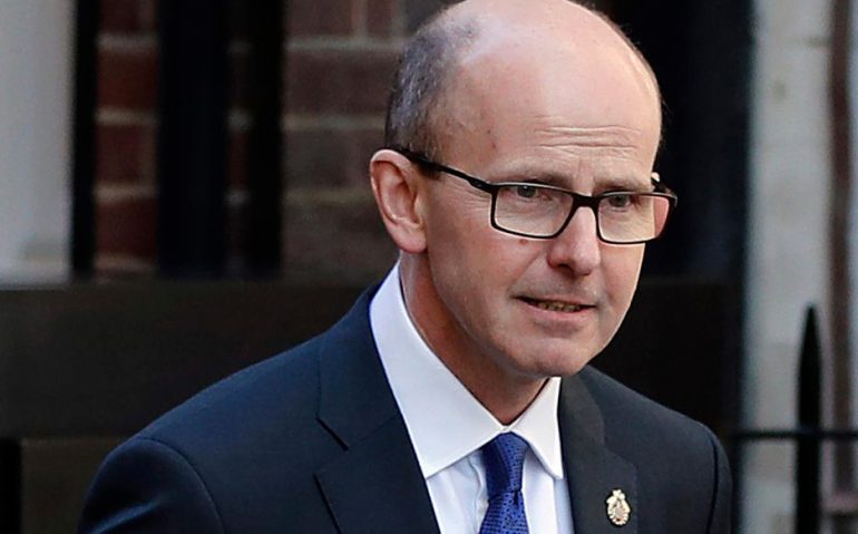 O chefe da espionagem britânica, Jeremy Fleming, em imagem de arquivo; ele fez um raro pronunciamento sobre a guerra da Ucrânia  Foto: Frank Augstein/AP - 14/02/2019