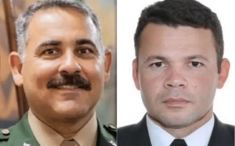 Coronel Bernardo e tenente-coronel Rafael