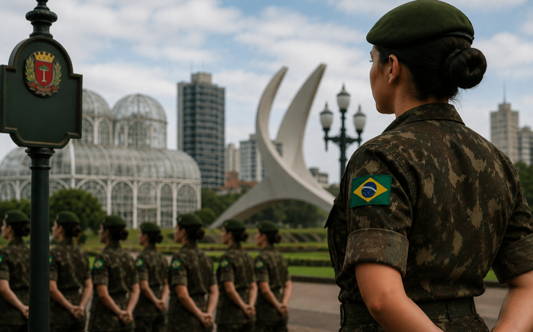 Dia da Soldado Feminina em Curitiba