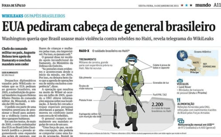 EUA pediram cabeça de general brasileiro capa recortada