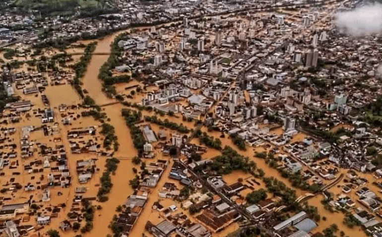Enchente em Rio do Sul - SC