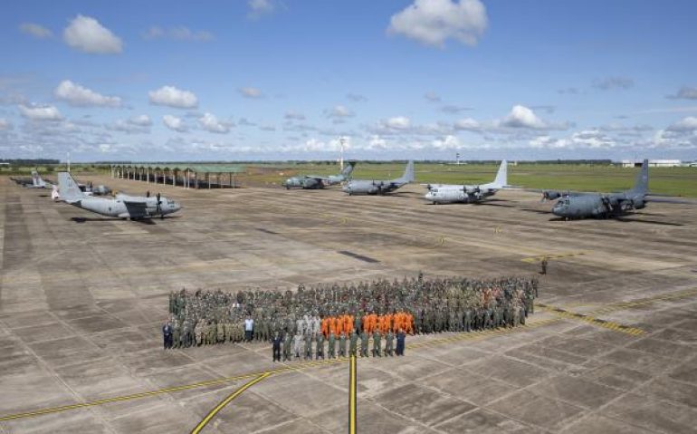Exercício Cooperacíon em Campo Grande