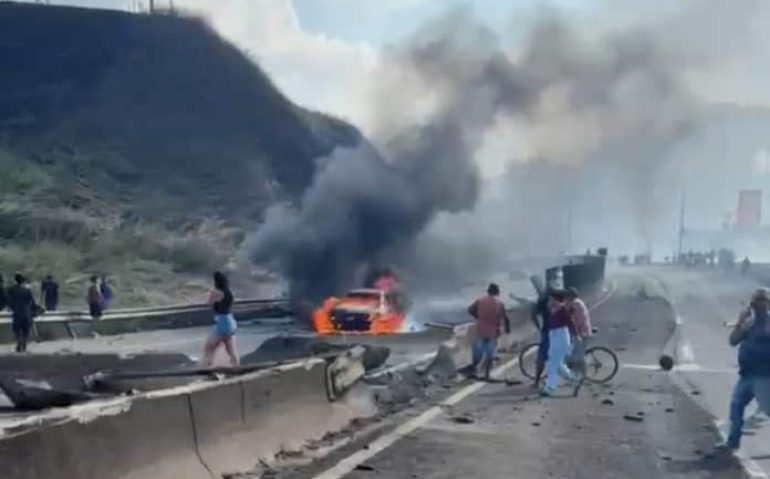Explosão na Dutra vitimou um sargento do Exército (Imagem: redes sociais)