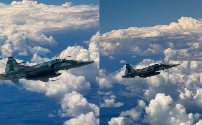 F5 da FAB intercepta jatinho entre SP e Anápolis