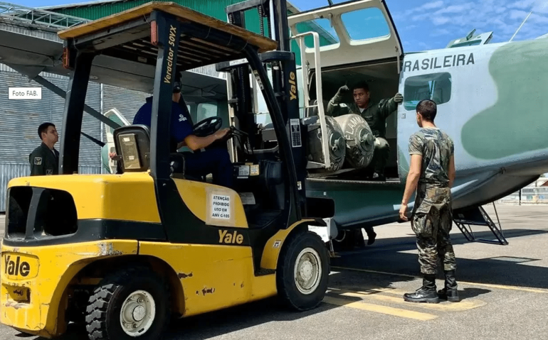 FAB Transporta mantimentos para a Amazônia
