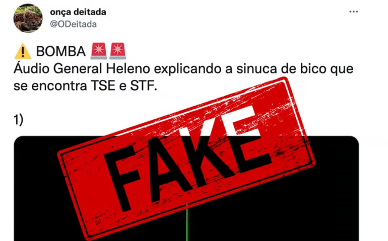 Fake aúdios Heleno