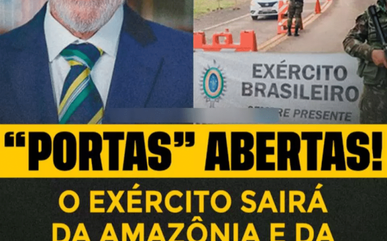 Fake news - Exército sairá da Amazônia