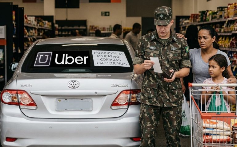Família militar com dificuldades econômicas