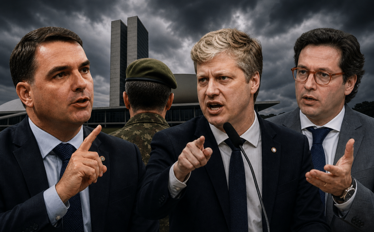 Flávio, Van Hatten e Wajgarten atacam generais (Imagem ilustrativa, gerada por IA)