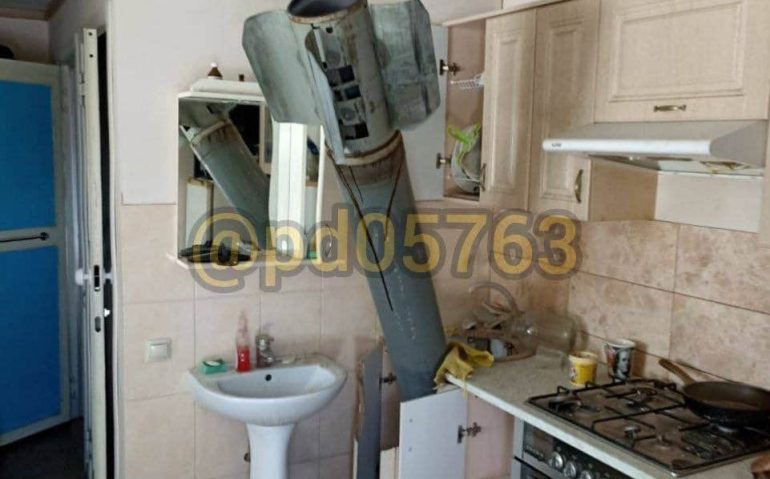 Foguete em apartamento