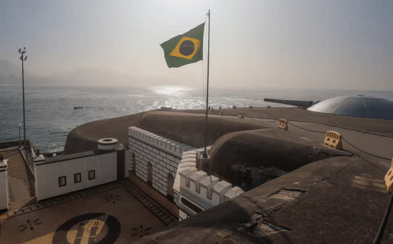 Forte de Copacabana, na zona sul do Rio de Janeiro, é um espaço que recebe visitantes. Foto: Pedro Kirilos/Estadão