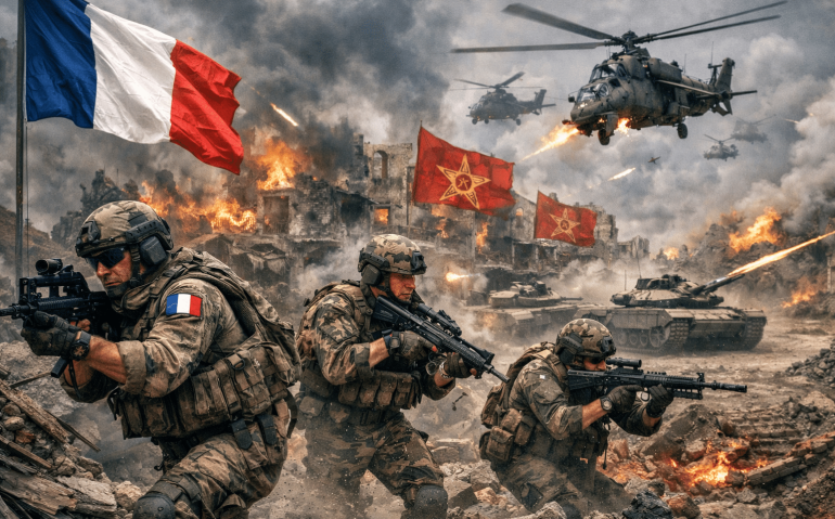 França contra país fictício