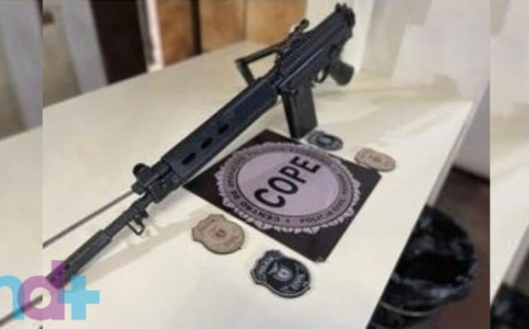 O último fuzil do Exercito foi encontrado no Paraná – Foto: Reprodução/ COPE
