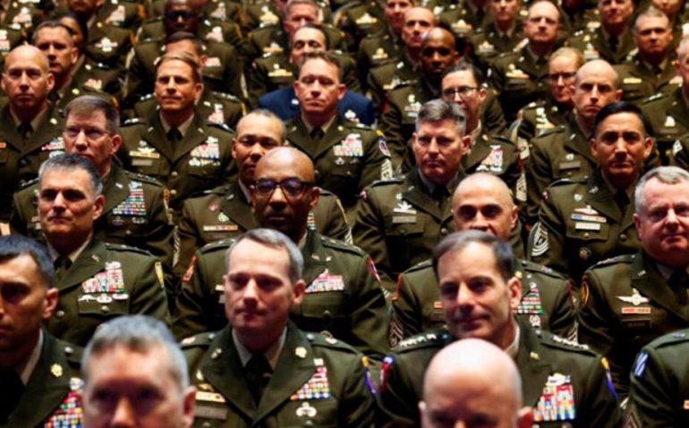 GENERAIS AMERICANOS EM ENCONTRO EM QUANTICO