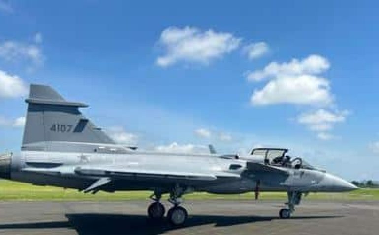 Avião caça F-39 Gripen decolou na sexta-feira (15)
TENENTE KELLY/FAB — 20.12.2023