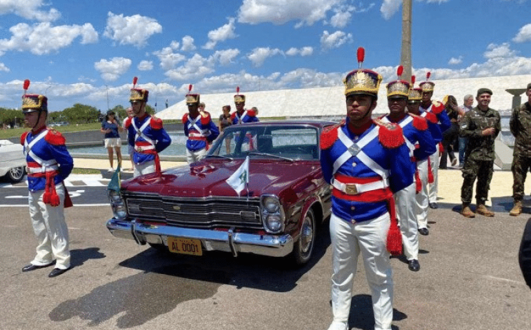 Ford Galaxie 500 foi o último carro usado pelo presidente Juscelino - (crédito: Eduardo Fernandes/ CB/ DA PRESS)