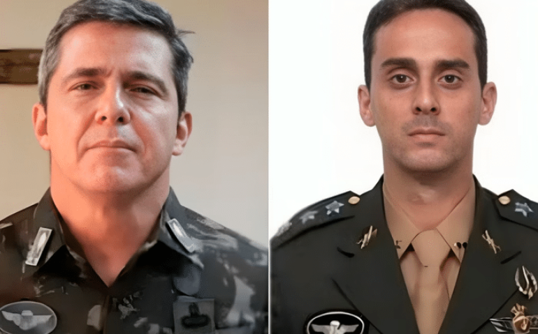 General Fernandes e tenente-coronel Rodrigo Azevedo