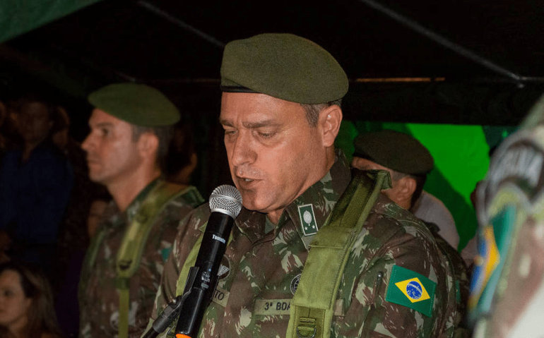 O general Silva Neto deixou o comando de tropa para assumir chefia da assessoria parlamentar do Exército - Reprodução/Exército