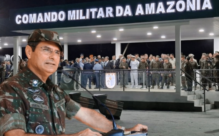 General Viana Filho assumiu é o novo comandante do CMA (Arte: Revista Sociedade Militar)