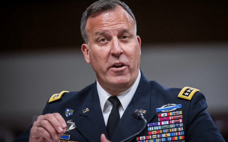 General do Exército Michael Kurilla no Edifício Dirksen em 2023.Tom Williams / CQ-Roll Call, Inc via arquivo Getty Images