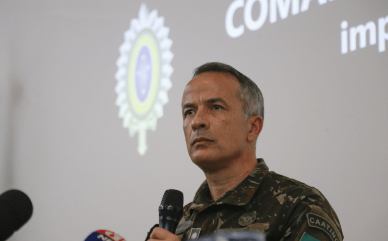 Chefe do Estado-Maior do Comando Militar do Sudeste, genral Maurício Vieira Gama - Paulo Pinto/Agência Brasil