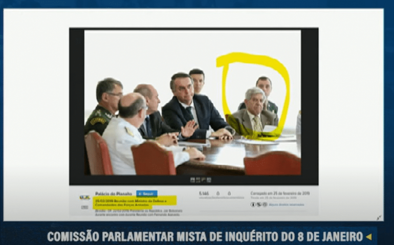 Heleno e Cid em reunião