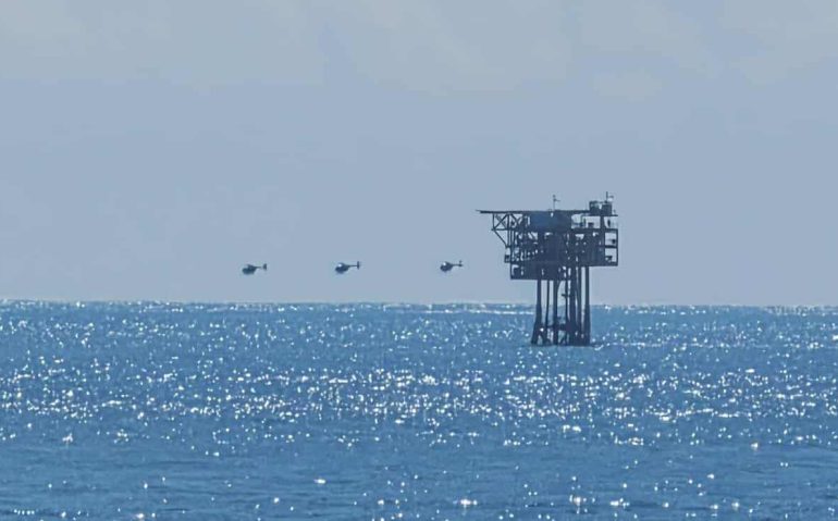 Helicópteros de elite dos EUA sobrevoam o Caribe a menos de 150 km da Venezuela — Foto: Reprodução / Redes sociais