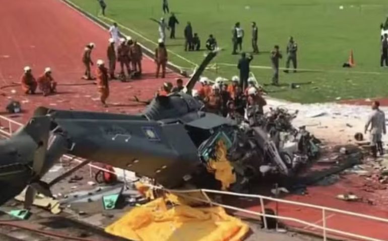 Dez pessoas morrem após helicópteros colidirem no ar na Malásia  - Foto: Governo da Malásia