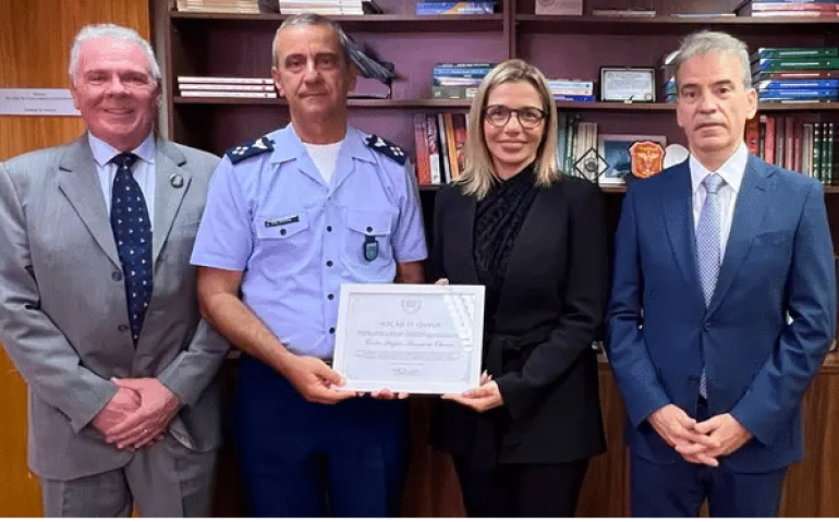 Movimento Advogados de Direita Brasil homenageou o ministro Carlos Augusto Oliveira (Divulgação)
